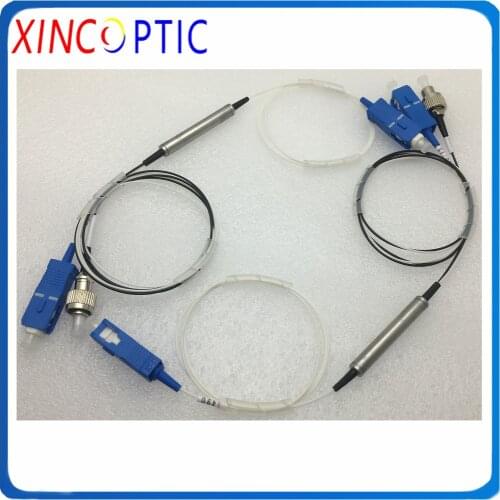 1*2 FWDM Optical Filter 3Channel FC SC APC UPC FWDM 1310nm 1490nm 1550nm1x2 Micro-Optic Wavelength Division Multiplexer
