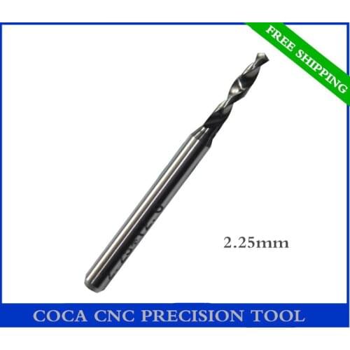 2.25mm,Free shipping,CNC Computer machine tool,Print Circuit Board drill,woodworking router bit, Carbide Micro Drilling Bits
