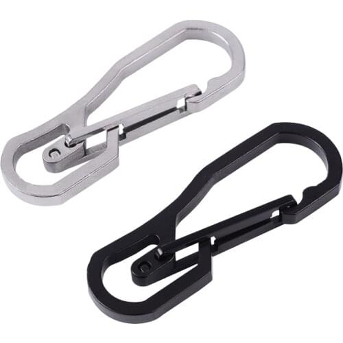 5Pcs/lot Multifunctional 25KG Stainless Steel Hanging Buckle Quickdraw Carabiner Clip Snap Hook Keyring Keychain Karabiner Tool