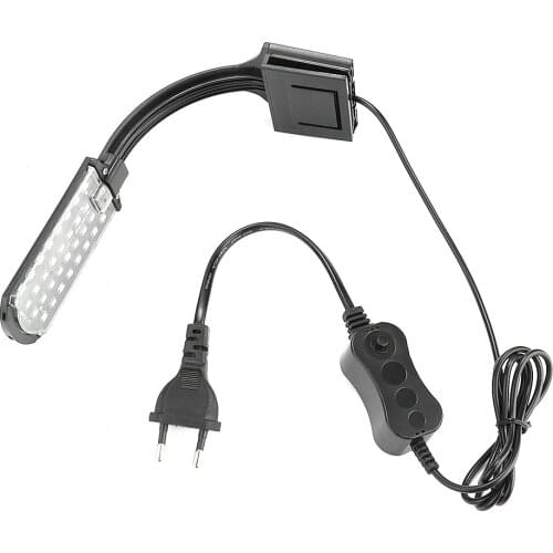 Aquarium Fish Tank LED Light For Water Plants Lamp Clip-On Lighting 220-250V EU Plug Suitable For Using In Fish Tank Lighting