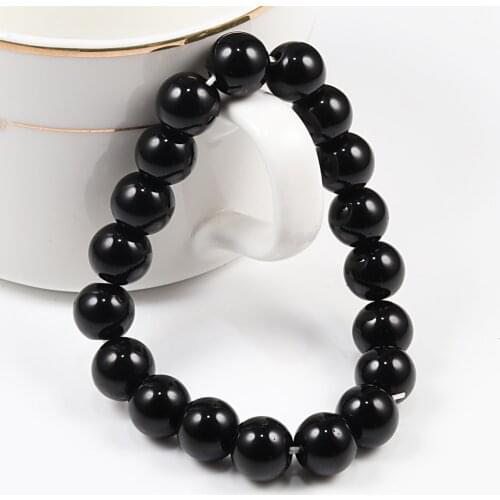 Buddha Black White Natural Stone Rock Lava Beads Strand Bracelet Men Women Rosary Bracelets Meditation Bangles Yoga Jewelry Gift