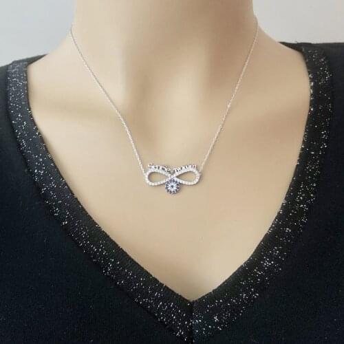 I Love You 925 Sterling Silver Necklace Women Girls Gift Jewelry Accessories Fashion Handmade Elegant Chain