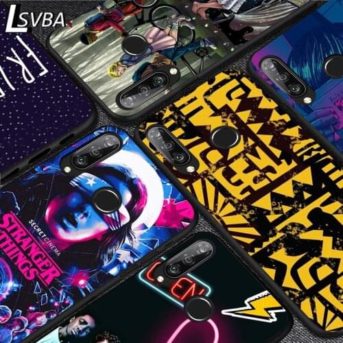 Stranger things For Huawei Y9S Y8S Y6S Y9A Y7A Y8P Y7P Y5P Y6P Y7 Y6 Y5 Pro Prime 2020 2019 Black Soft Phone Case