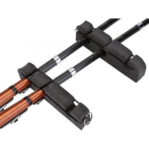 2Pcs Fishing Rod Holder Portable Fly Fishing Rod Holder Car Pole Stand Rack Vehicle-borne Fishing Pole Rack Holder Rod Stand