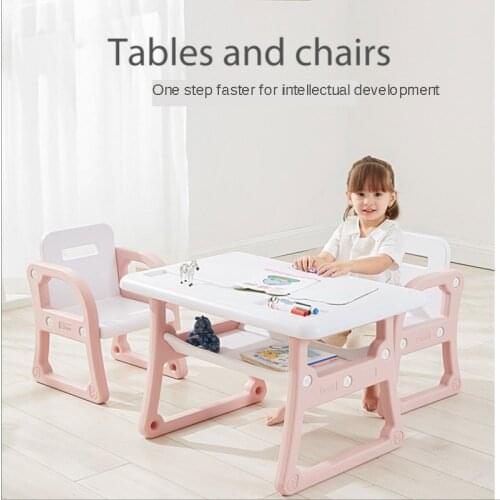 K-STAR Kids Table And Chairs Set 2 Color Toddler Activity Chair Best For Toddlers Lego Reading Drawing Home Use Drop Shipping