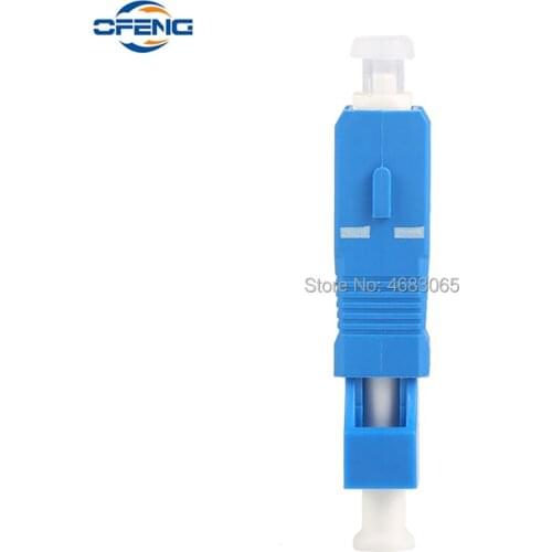 5Pcs/Lot LC Female to SC Male Fiber Optic Adapter SC-LC SM-9/125 Hybrid Adapter, Free shipping