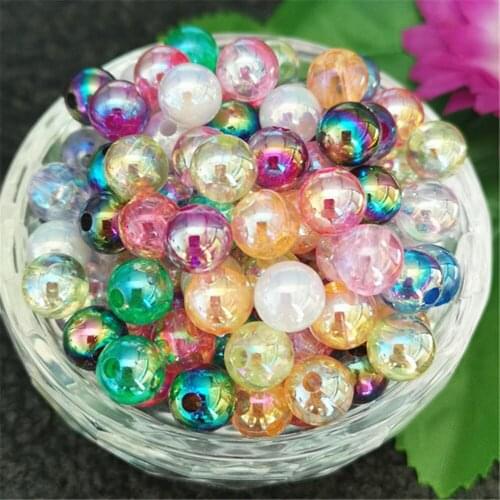 HAOTUYI Crafts 8mm 100pcs Random Mix No Hole Imitation Pearls Round Loose Beads Garment Handmade DIY Accessories 25g/lot