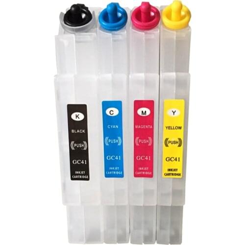 4 pcs GC41 Cartridges empty for Ricoh SG2100 SG2010L SG3120 SG3100 SG3110DN SG3110DNW SG7100 with ARC chips on high quality