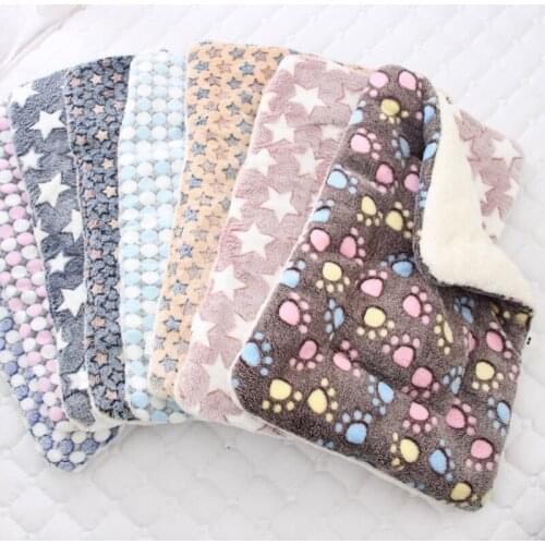 Pet Mat Thickened Autumn and Winter Warmth Cat and Dog Blanket Multiple Color Sizes