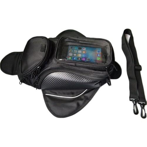 Magnetic Motorcycle Tank Bag Waterproof Motorbike Saddle Bag Single Shoulder Bag Backpack Luggage Phone Case For IPhone