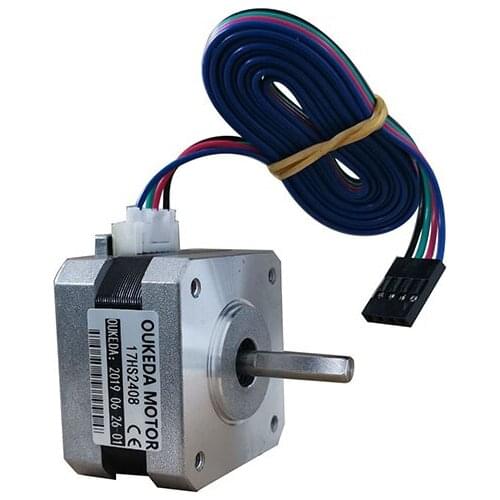 Washing flat shaft 3D printer dedicated motor two-phase hybrid 42 stepper motor NEMA 17 17HS2408