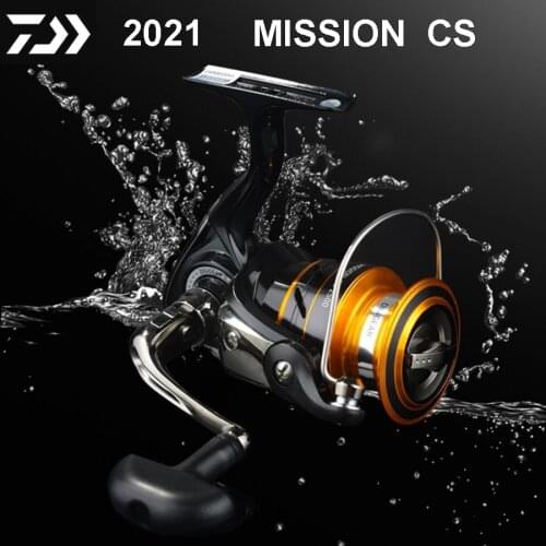 2021 NEW Original DAIWA MISSION CS Spinning Fishing Reels 2000 2500 3000 4000 Freshwater Seawater Long Shot Lu Ya Fishing Wheel
