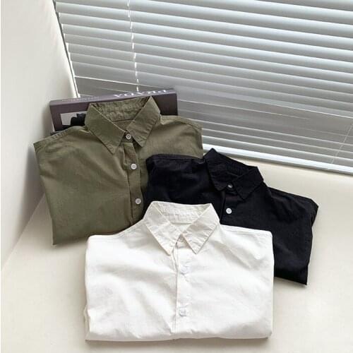 2021 new girls boys shirt cotton full sleeve autumn kids top