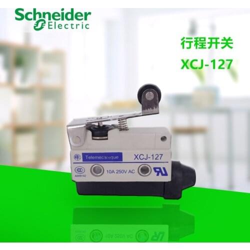 Optimized button micro-motion travel limit switch 1P, 1C / O fast action 10A 250VAC XCJ-127 with soft rubber cable cover