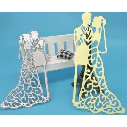 A couple, Valentines Day, a couple, love metal cutting mold, scrapbook, paper gift card, DIY decorative molding template