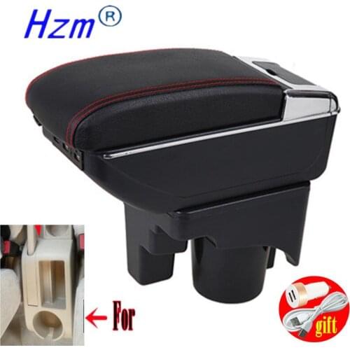 For Volkswagen Golf 6 Armrest box For VW Sagitar 2007-2012 Car Armrest Interior special Retrofit parts Center Storage box USB