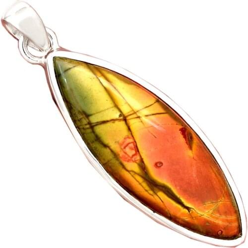 Genuine CHERRY CREEK Pendant 925 Sterling Silver, 51.9 mm, AP6603