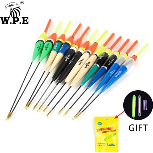 W.P.E 5pcs/pack Fishing Float 5g Barguzinsky Fir Float Length 19cm-23cm Carp Fishing Vertical Buoy Bobber Fishing Tackle Pesca