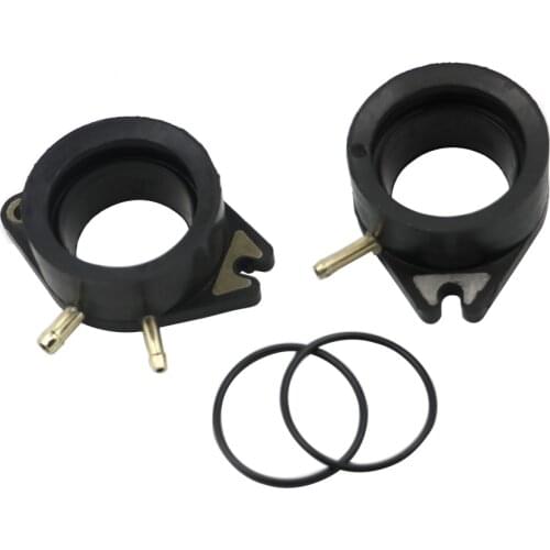 Carburetor Intake Manifold Boots For Yamaha Virago 750 XV750 1981-1997 XV920 1981-1983 XV1100 1988-1999 24M-13586-01-00