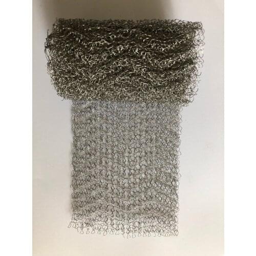 5m/lot Width: 100mm 304 stainless steel Corrugated mesh Vapor-liquid filter Mesh mist eliminator filler Distillation Reflux