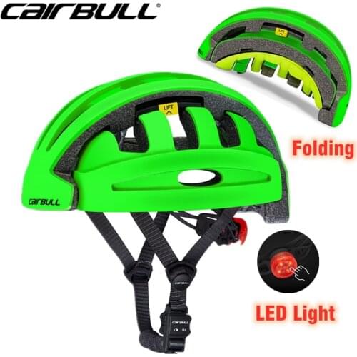 CAIRBULL FIND Foldable Cycling Helmet Men Women Casco Ciclismo City Road Bike Helmet CE Certified Folding Bicycle Helmet 55-59CM