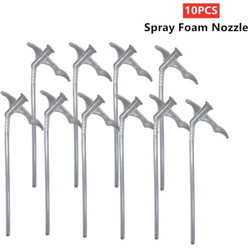 10PCS Spray Foam Replacement Tubes Nozzle Plastic Gap Filling Tube For All Major Brands of DIY Spraying Foam Easy Installation