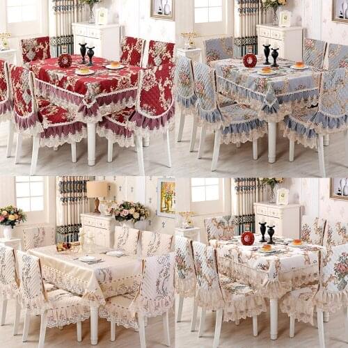 High grade Luxury Europe Lace Floral embroidery Lace Tablecloth Round Tablecloth For Wedding Table Cloth tea tablecloths