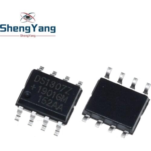 10PCS DS1307 DS1307Z SOP-8 RTC SERIAL 512K I2C Real-Time Clock IC