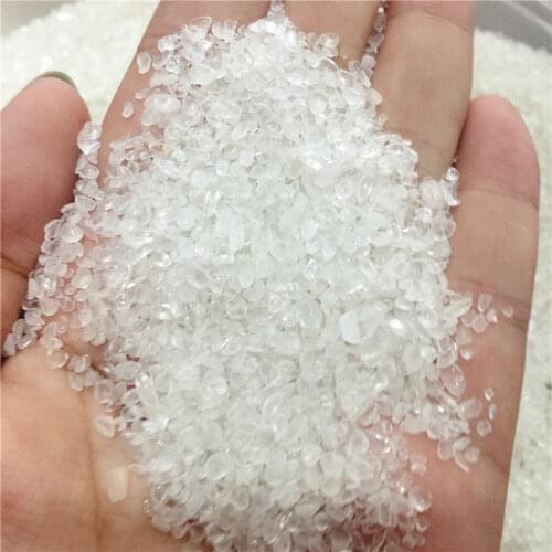 100g Natural White crystal stone Small particles Quartz Crystal Wand Points Healing Gemstone Wand feng shui crystals