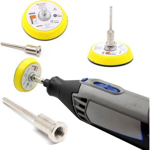 2 inch Polishing Mix Grit Sanding Disc Polish Pad Backer Sander Plate with 3mm Shank Accessories