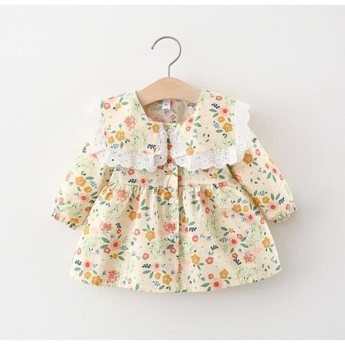 4 pieces/lot) 2021 New Arrival Girls Fall Dress 081602