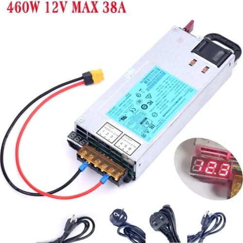 460W 38A Switching Power Unit Power Adapter For Hota P6 ToolkitRC M6D ISDT Q8 P10 Power Supply With XT60 Output 12V Charger RC