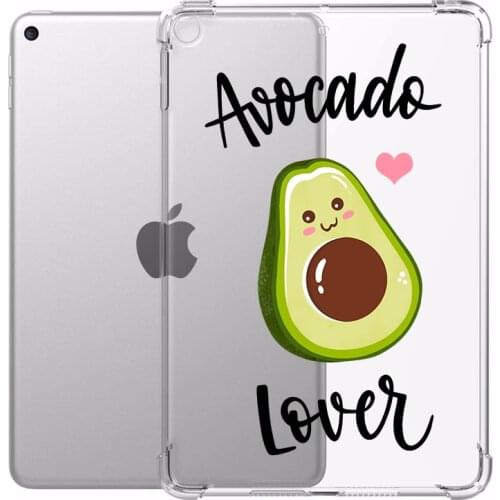 Avocado for Air 4 ipad Case Cute 7th Generation Cartoon Mini 5 Tablet Clear Anti-fall PC Cover 12.9 Pro 11 2020 10.5 Air 3