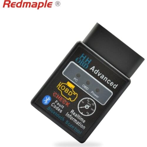 Super Mini Elm327 Bluetooth OBD2 V1.5 Elm 327 V 1.5 OBD 2 Car Diagnostic-Tool Scanner Elm-327 OBDII Adapter Auto Diagnostic Tool