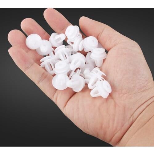 50PCS Car Door Panel Clips Fixing Fastener 9mm Hole for Chevrolet Colorado Cruze Spark Captiva Malibu Trax Aveo fiat 500