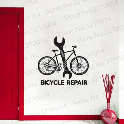 Bicycle shop Wall Decal Motorcross Free style Dirt Bike Sticker sport dirt bike motorcycle Personalised kids teenager room PW850