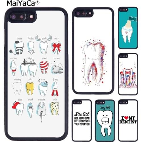 MaiYaCa Dental Definitions Tooth Phone Case Cover For iPhone X XR XS 11 12 Pro MAX 5 6 6S 7 8 Plus Samsung Galaxy S7 S8 S9 S10