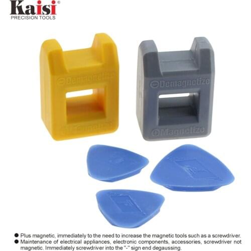 Kaisi 5in1Mini Screwdriver Plus Magnetic Device Strong Degaussing Demagnetizer Batch Head Magnetizer Rapid Magnetizer Tool Set