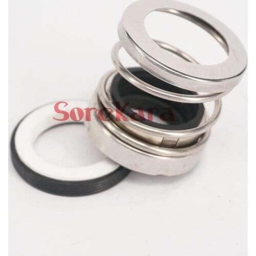 12-40mm Inner Diameter Water Pump Mechanical shaft seal Single Coil Spring Cermic/Carbon For Clean Water Pump In-line Pumps