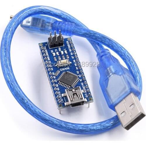 Free Shipping 5pcs/lot Nano 3.0 controller compatible with nano CH340 USB driver with CABLE NANO V3.0