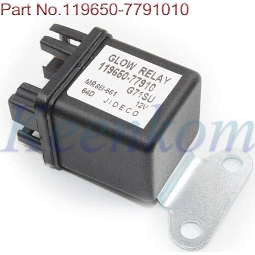 119650-77910 New Glow Plug Relay 12V MR8B-451 For Yan-mar NGK G71Su John Deere Cub Cadet