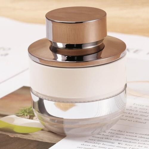15G Empty Loose Powder Storage Box Simple Makeup Container Box Refillable Cosmetic Powder Case With Powder Puff For Travel Trip