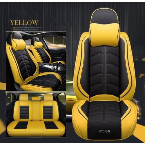 Luxury leather Car Seat Cover,Universal Seat Car-Styling For Volvo C30 S40 S60L V40 V60 XC60 XC90 SUV ,Car pad,car accessories