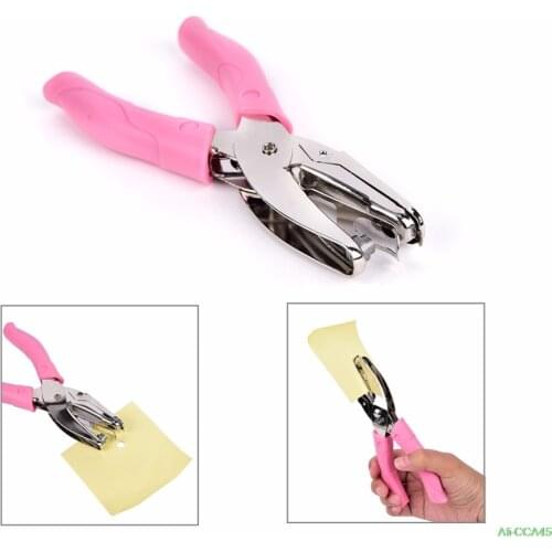 Handle Punch Circle Hole Star Hole Heart Hole Paper Card Cutter Hold Punching Handcraft Portable School Stationery