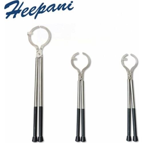 304 Stainless steel crucible tongs high temperature tongs clamper suitable for 1kg - 8kg clamping graphite quartz crucible set