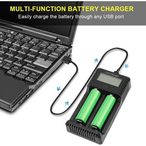 ZH-221C Lithiums Nickel-hydrogen Hybrid Smart Charger with LCD Smart Screen NK-Shopping