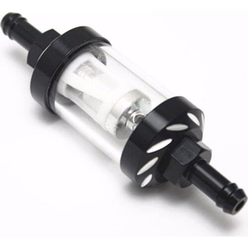 Motorcycle Universal 5/16'' 8mm Gas Fuel Oil Filter Street bike Dirt bike Dual Sport bike Cruiser Bobber Chopper Touring