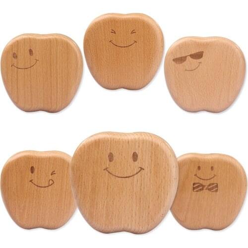 Apple Expression Theme Baby ya wu Lanugo Baby Teeth Box Teeth Storage Case Infant Cool Souvenirs