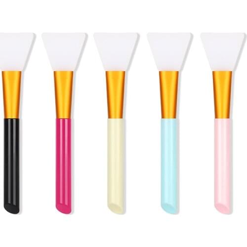 10 Pic Professional Facial Mask Mud Mixing Brush women Silicone Cosmetic Gel brush Skin Care Beauty Smudg Makeup Tools Wholesale