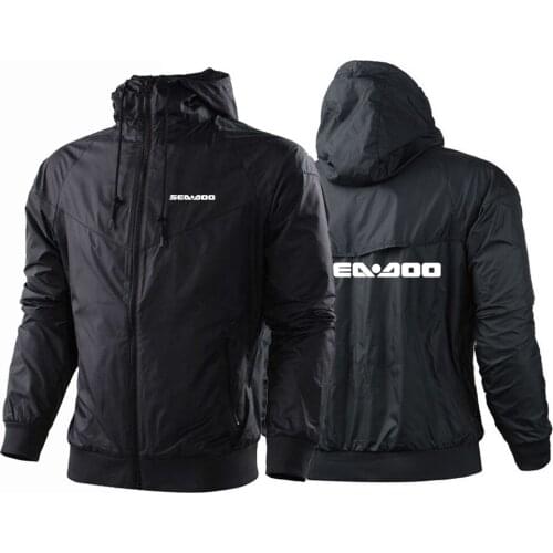 2021 Mens Autumn Sea Doo Seadoo Moto Logo Designer Punk Sweatshirts Cardigan Streetwear Hoodies Sports Zipper Casual Jackets